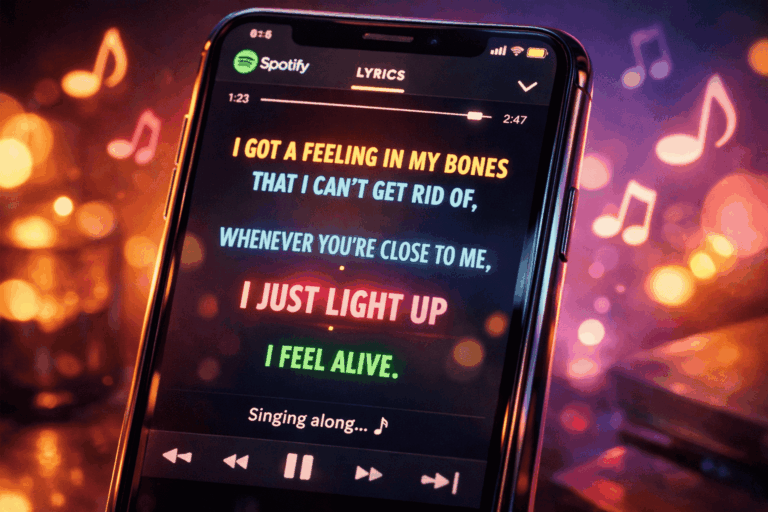 How To Show Lyrics on Spotify